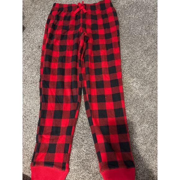 NWOT Old Navy Red Buffalo Plaid Pajama Pants Girls Size L (10-12) - Picture 1 of 2